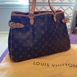 Louis Vuitton Brown Canvas Batignolles Tote Bag
